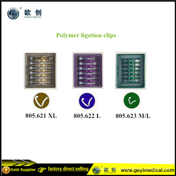 Laparoskopische Polymer-Hemolok-Clips